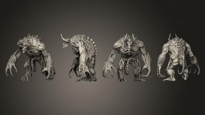 Figurines heroes, monsters and demons (Undead Cyclops Large, STKM_8147) 3D models for cnc