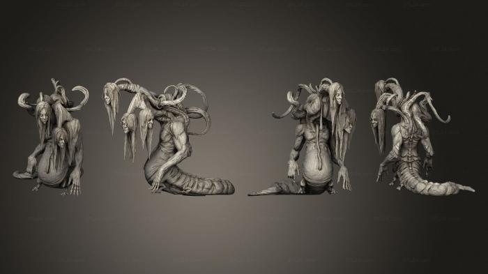 Figurines heroes, monsters and demons (Undead monster, STKM_8158) 3D models for cnc