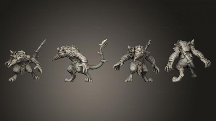 Figurines heroes, monsters and demons (Underworld B 1, STKM_8160) 3D models for cnc