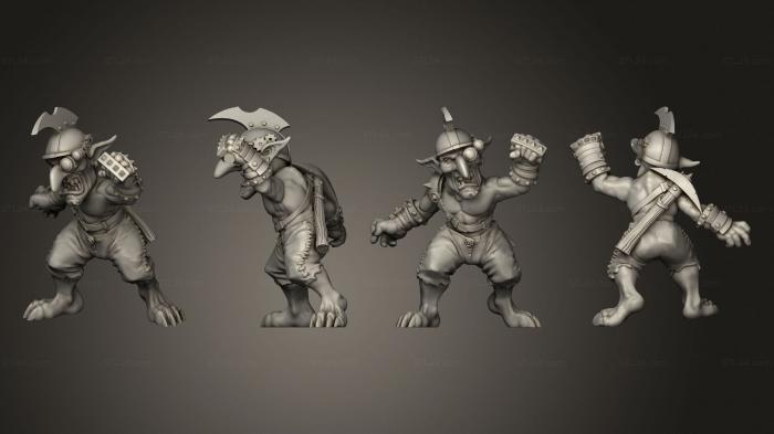 Figurines heroes, monsters and demons (Underworld G 2, STKM_8163) 3D models for cnc