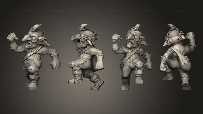 Figurines heroes, monsters and demons (Underworld G 3, STKM_8164) 3D models for cnc