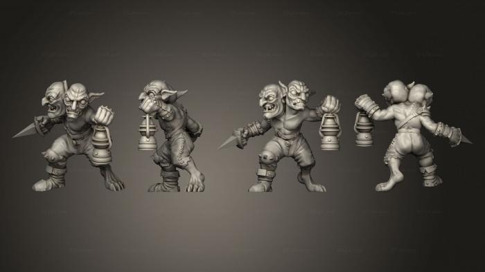 Figurines heroes, monsters and demons (Underworld G 4, STKM_8165) 3D models for cnc