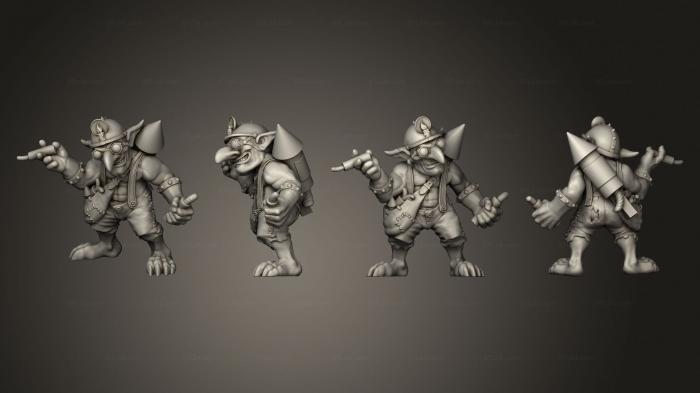 Figurines heroes, monsters and demons (Underworld G 9, STKM_8170) 3D models for cnc