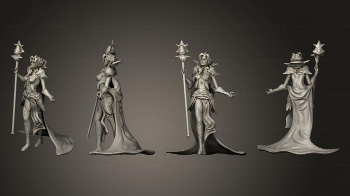 Статуэтки герои, монстры и демоны (Посох Повелительницы Вампиров, STKM_8193) 3D модель для ЧПУ станка