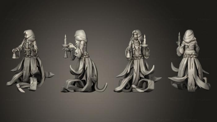 Figurines heroes, monsters and demons (Vampires Cae Poltergeist, STKM_8206) 3D models for cnc