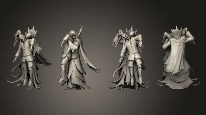 Статуэтки герои, монстры и демоны (Вампиры-Носферату Пьют, STKM_8223) 3D модель для ЧПУ станка