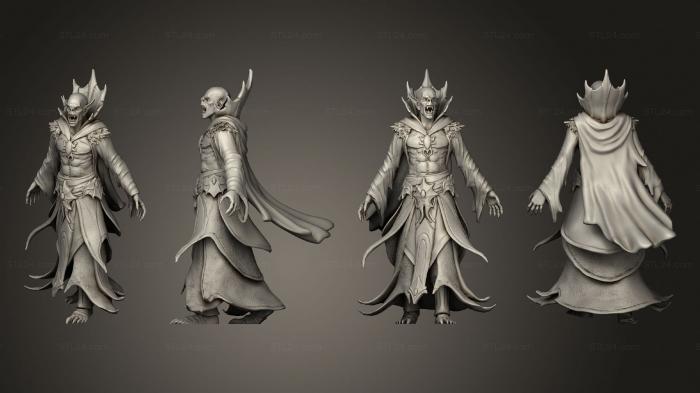 Figurines heroes, monsters and demons (Vampires Nosferatu, STKM_8225) 3D models for cnc