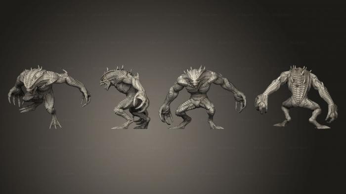 Figurines heroes, monsters and demons (Vaultz Miniatures Hunter BETA, STKM_8239) 3D models for cnc