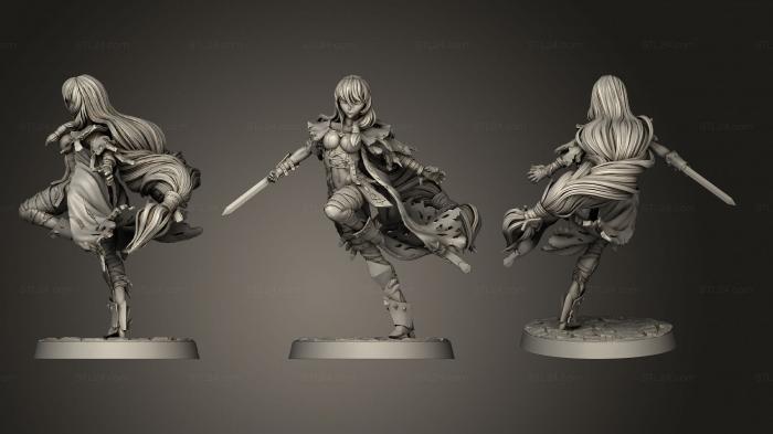 Figurines heroes, monsters and demons (Velvet Crowe, STKM_8240) 3D models for cnc
