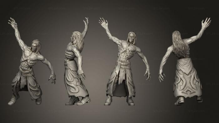 Статуэтки герои, монстры и демоны (Виктор Увядший Мешок 04, STKM_8256) 3D модель для ЧПУ станка