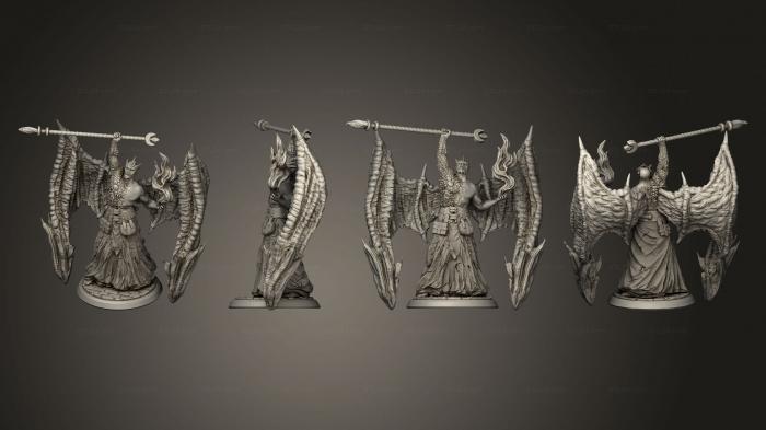 Статуэтки герои, монстры и демоны (Ученик Злодейского Дракона, STKM_8259) 3D модель для ЧПУ станка