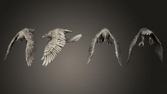 Figurines heroes, monsters and demons (Vultures 1, STKM_8282) 3D models for cnc