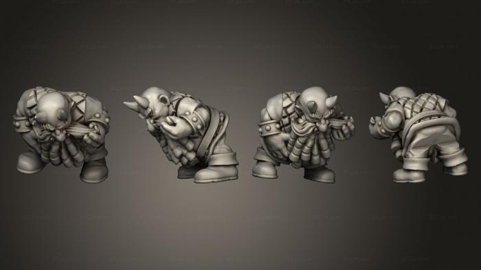 Figurines heroes, monsters and demons (Warhammer 48, STKM_8386) 3D models for cnc
