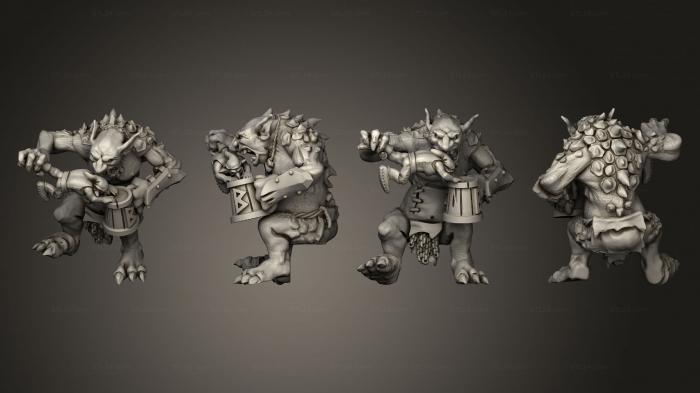 Figurines heroes, monsters and demons (Warhammer 52, STKM_8390) 3D models for cnc