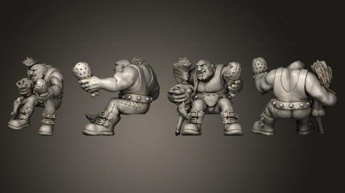 Figurines heroes, monsters and demons (Warhammer 58, STKM_8395) 3D models for cnc