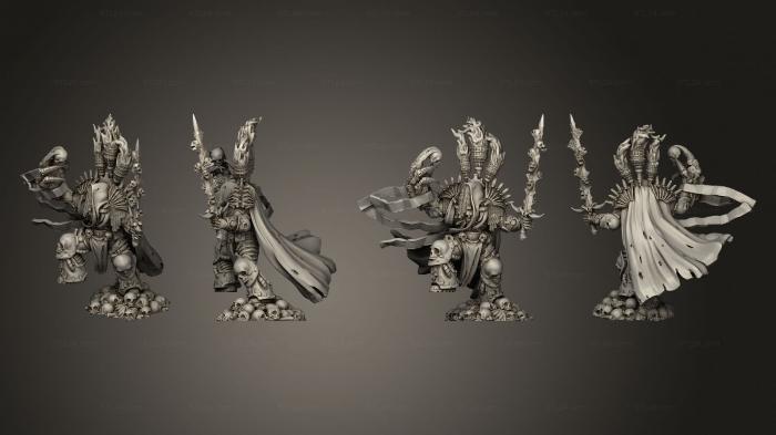 Статуэтки герои, монстры и демоны (Воитель Кровавой бойни 2, STKM_8410) 3D модель для ЧПУ станка
