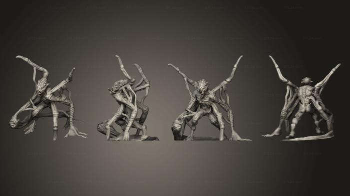 Статуэтки герои, монстры и демоны (Веб-голем без Базы, STKM_8431) 3D модель для ЧПУ станка