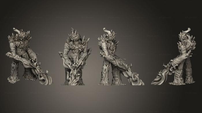 Figurines heroes, monsters and demons (Wicker Man Pose 1, STKM_8459) 3D models for cnc
