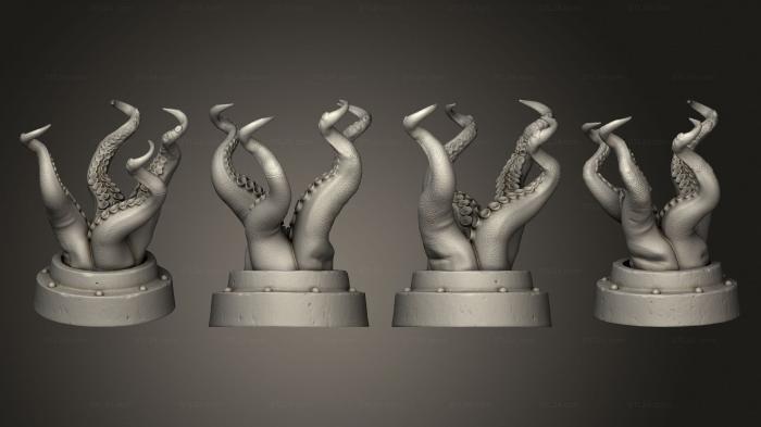 Figurines heroes, monsters and demons (Wine Glass Tentaclerack, STKM_8485) 3D models for cnc