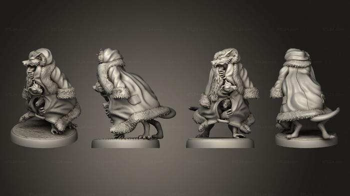 Figurines heroes, monsters and demons (Winter Kobold Spies 002, STKM_8497) 3D models for cnc