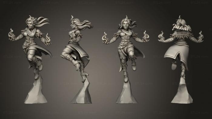 Figurines heroes, monsters and demons (Witcher Contract crow 1 004, STKM_8502) 3D models for cnc