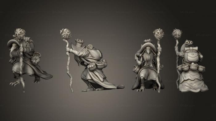 Статуэтки герои, монстры и демоны (Контракт Ведьмака Дхрамик, STKM_8503) 3D модель для ЧПУ станка