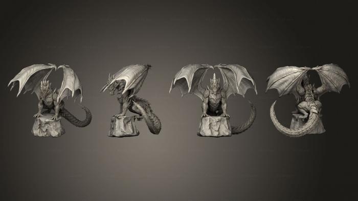 Статуэтки герои, монстры и демоны (Ведьмачий Контракт Крухнира, STKM_8506) 3D модель для ЧПУ станка
