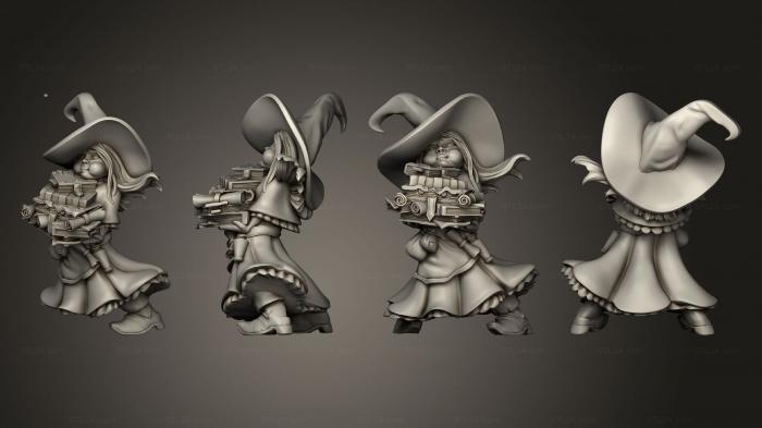 Figurines heroes, monsters and demons (Wizard s Guild Apprentice 01, STKM_8508) 3D models for cnc