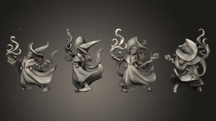 Статуэтки герои, монстры и демоны (Ученик Гильдии волшебников 02, STKM_8509) 3D модель для ЧПУ станка