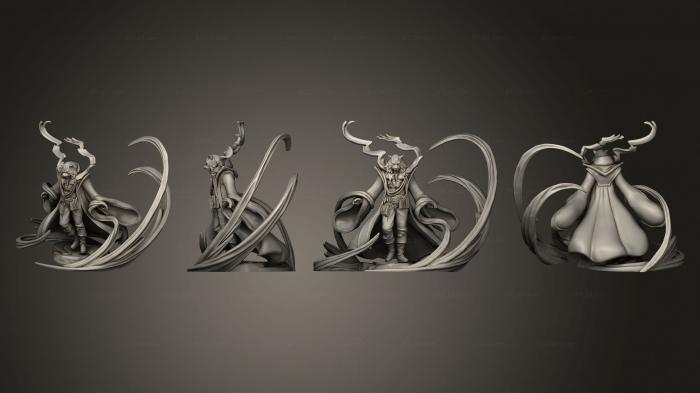 Figurines heroes, monsters and demons (Wizard s Guild Elmerian The Master Base, STKM_8513) 3D models for cnc