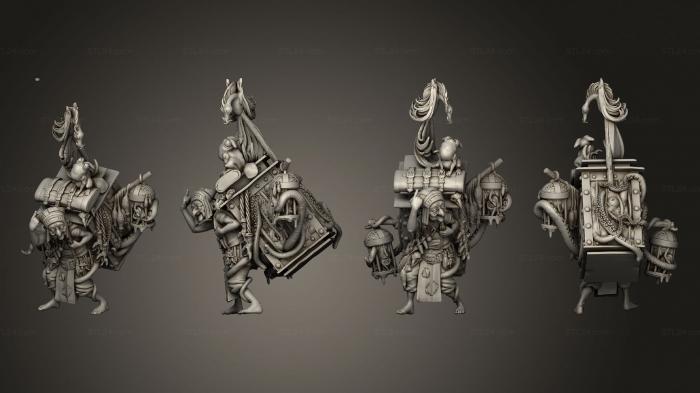 Figurines heroes, monsters and demons (Wizard s Guild Granny Critter The Monster Merchant, STKM_8515) 3D models for cnc