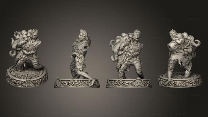 Figurines heroes, monsters and demons (WOGT, STKM_8526) 3D models for cnc