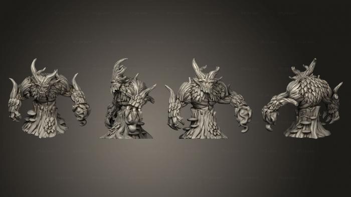 Figurines heroes, monsters and demons (Wood Elemental 02, STKM_8539) 3D models for cnc