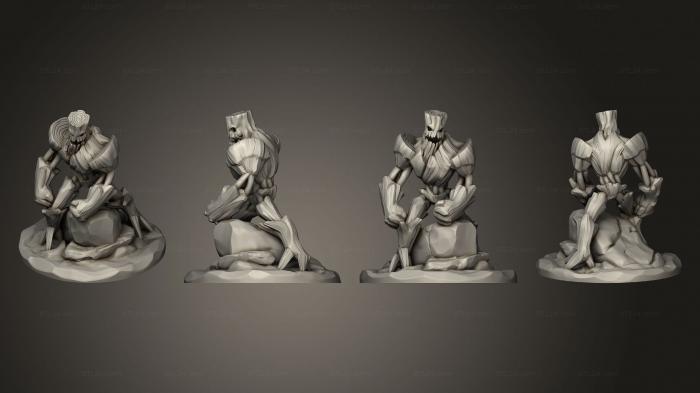 Figurines heroes, monsters and demons (Wood Golem, STKM_8541) 3D models for cnc