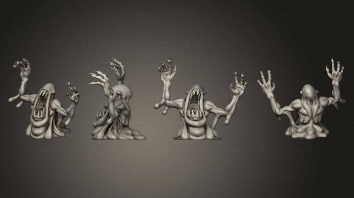 Статуэтки герои, монстры и демоны (Несчастный Б 1, STKM_8553) 3D модель для ЧПУ станка