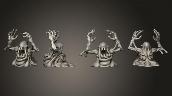 Статуэтки герои, монстры и демоны (Несчастный С 1, STKM_8555) 3D модель для ЧПУ станка
