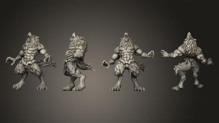 Figurines heroes, monsters and demons (Wyett A, STKM_8564) 3D models for cnc
