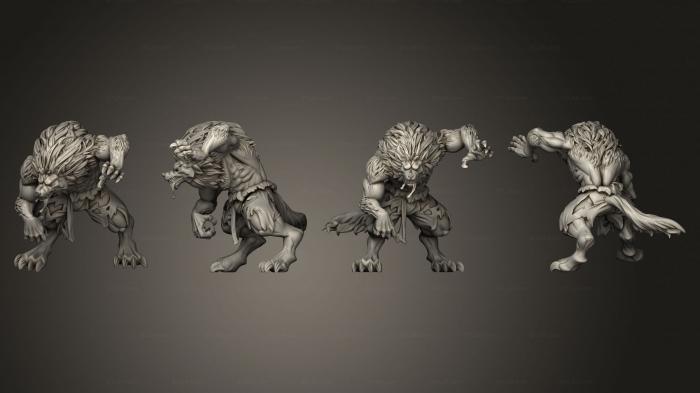 Figurines heroes, monsters and demons (Wyett B, STKM_8565) 3D models for cnc