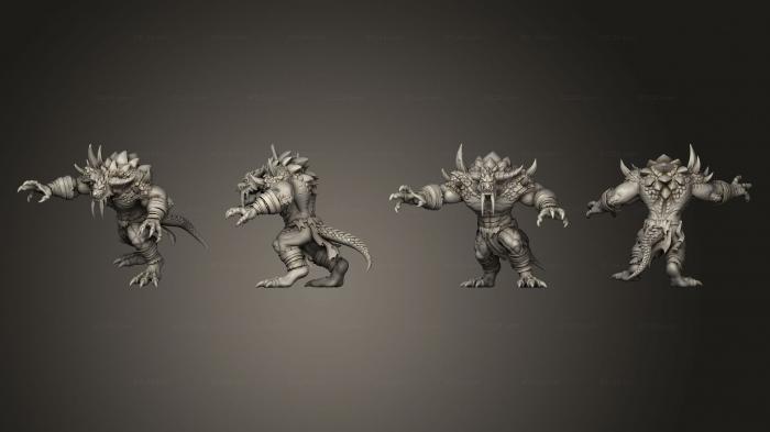 Figurines heroes, monsters and demons (Wyrmwracked Atrocity 02 modular, STKM_8572) 3D models for cnc