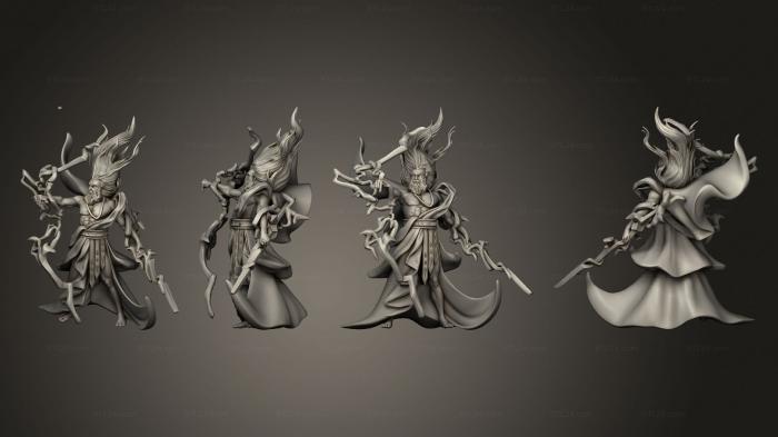 Figurines heroes, monsters and demons (Zeus, STKM_8643) 3D models for cnc