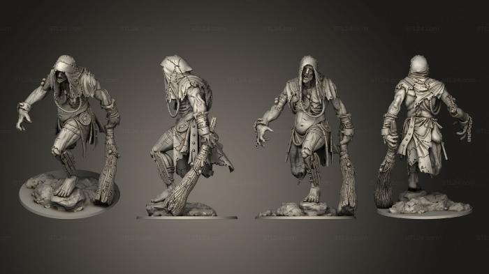 Figurines heroes, monsters and demons (Zombie Giant, STKM_8665) 3D models for cnc