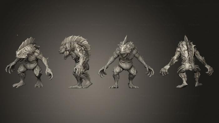 Figurines heroes, monsters and demons (3 TH STRETCH GOAL DAGON, STKM_8752) 3D models for cnc