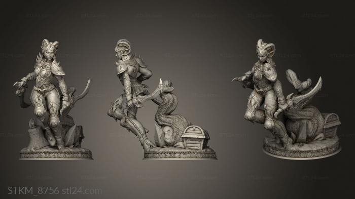 Figurines heroes, monsters and demons (Orlena, STKM_8756) 3D models for cnc