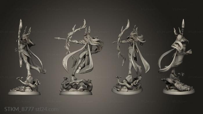 Figurines heroes, monsters and demons (Niel, STKM_8777) 3D models for cnc