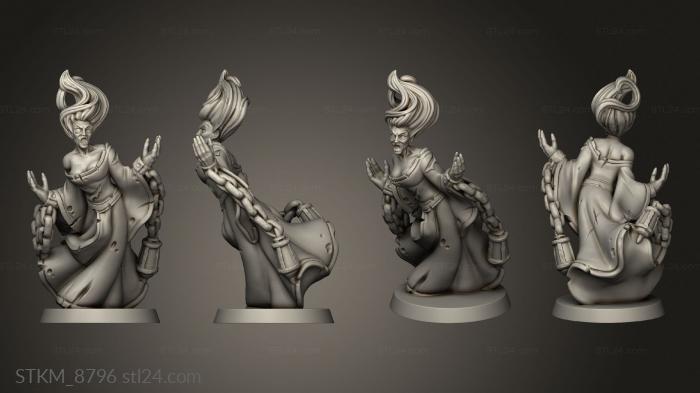 Figurines heroes, monsters and demons (Characters BANSHEE, STKM_8796) 3D models for cnc