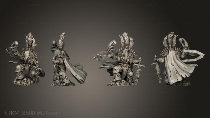 Figurines heroes, monsters and demons (Return to Land Sand Step, STKM_8800) 3D models for cnc