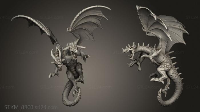 Figurines heroes, monsters and demons (Despoilers Dragon, STKM_8803) 3D models for cnc