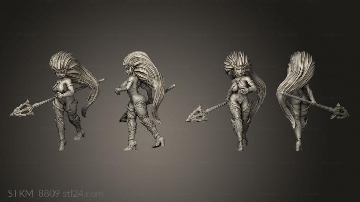 Figurines heroes, monsters and demons (Fantasy up, STKM_8809) 3D models for cnc