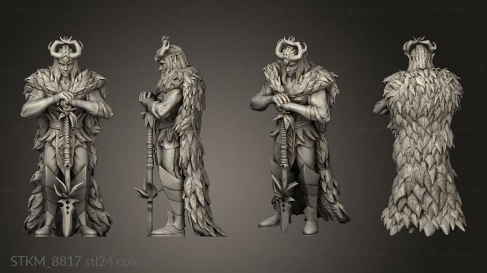 Figurines heroes, monsters and demons (Fairy King, STKM_8817) 3D models for cnc