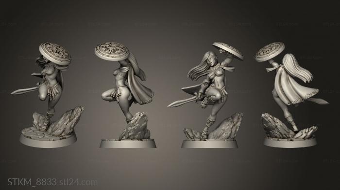 Figurines heroes, monsters and demons (Crescendia NSFW Alternative, STKM_8833) 3D models for cnc